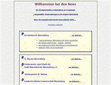 Tablet Screenshot of news.kirche-marienberg.de